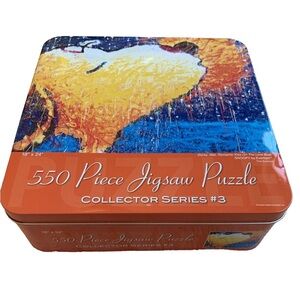 PEANUTS Snoopy Puzzle in Metal Tin 550 Pieces 18” x 24”